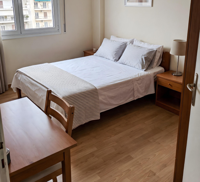 Bedroom after cleaning